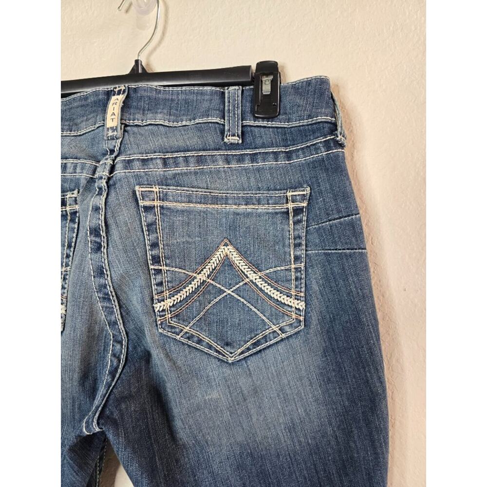 Ariat Women’s Mid‑Rise Straight‑Leg Jeans – Size 31R – Blue Denim - Picture 5 of 6